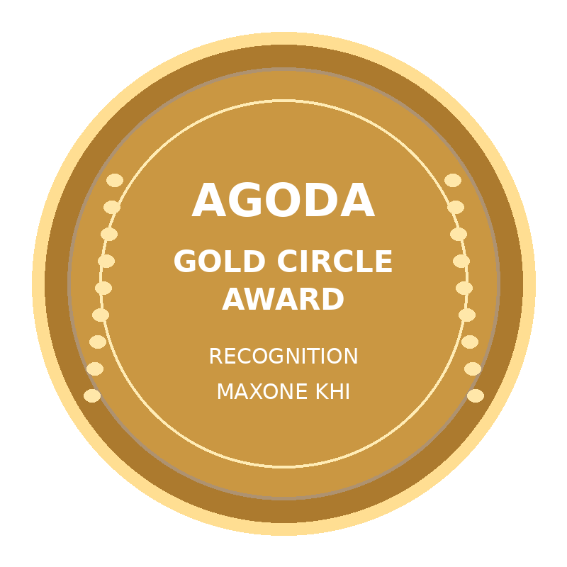 Agoda Gold Circle Award recognition badge